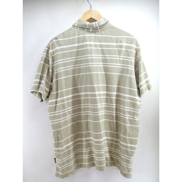 Woolrich Woolen Mills Striped light Green Polo Shirt Size L‎ - Picture 6 of 9
